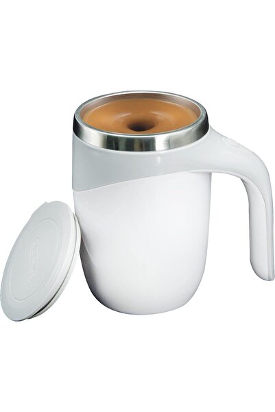 Biki كوب شاي/قهوة يعمل ببطارية AAA 1.5 فولت، سعة 350 مل، مع خاصية التحريك الم...