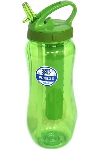 Generic Cool Gear EZ-Freeze Horizon Sports Water Bottle with Freezer Stick, 22 oz Capacity, Green