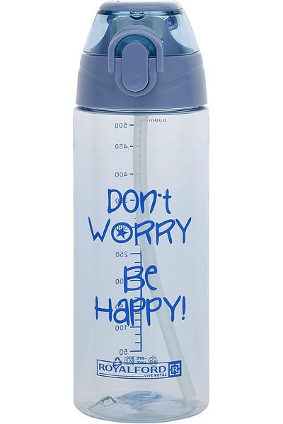 Generic RoyalFord 600ml Water Bottle, Bpa Free Plastic Bottle, Rf11107 One Press Open Lid Leak Proof Design
