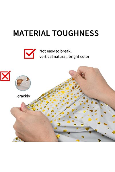 Bukela 2-Pcs Rectangular Plastic Tablecloth 137 x 274 cm Black White with Gol...