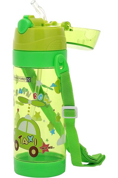 Generic Royalford 550ml Water Bottle, BPA-Free Plastic Bottle, RF11113 | One-Press Open Lid | Leak-proof De