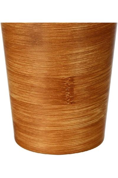 Generic Felli Elegant Durable Round Melamine and Bamboo Tumbler Brown and White 340ml Y1K140039-PH051-D