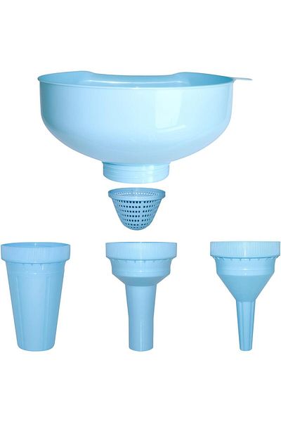 Generic Wide Mouth Kitchen Funnel Set, Large Small Canning Funnels for Kitchen Use Filling Bottles with 3 D