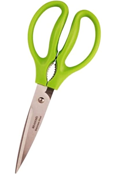 Meadows Kitchen Scissors, Green/Silver