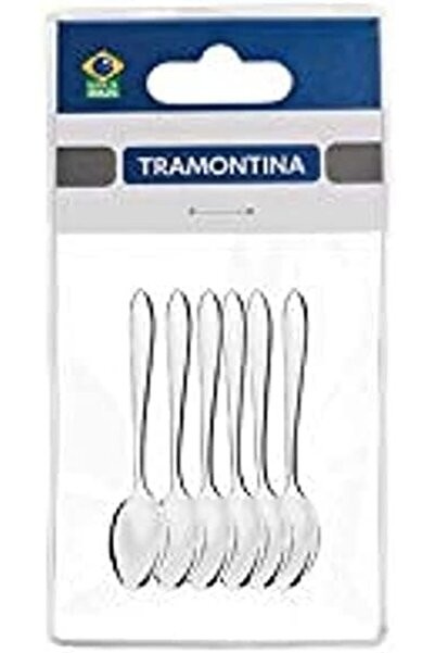 TRAMONTINA Satri Stainless Steel Coffee Spoon 6-Pieces Set