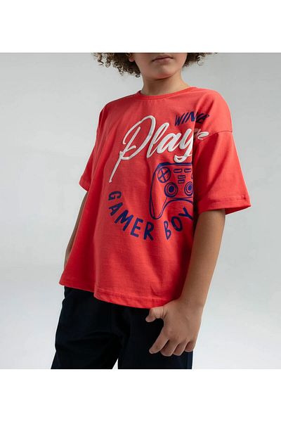 Loule Boy Oversize T-Shirt & Bermuda Double Set Ol.Iv2.Rpo1.005