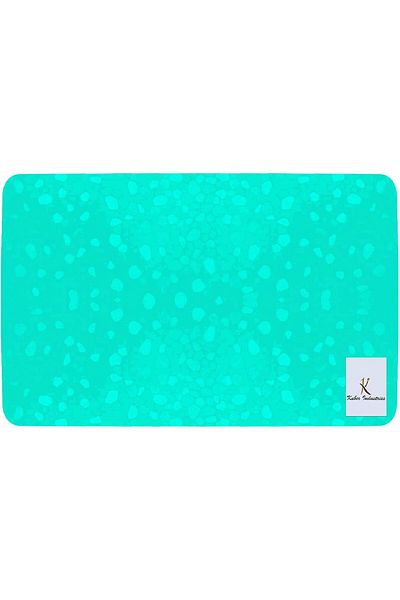 Generic Kuber Industries Diamond Design 4 Pieces PVC Refrigerator/Fridge Multipurpose Drawer Mat Set(Blue,