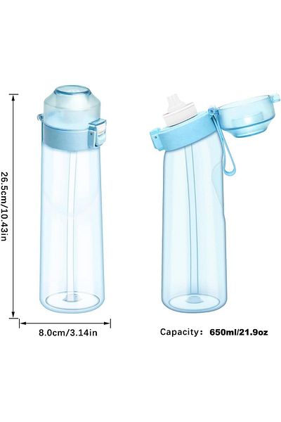 Generic BokSung Air Water Bottle with 7Pcs Flavor Pods 26.3Oz Scent Water Bottle Fruit Fragrance Water Bott