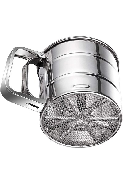 Generic منخل دقيق إكسفور، منخل من الفولاذ المقاوم للصدأ للخبز، منخل مزدوج الط...