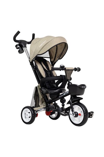 Beberoyal FOLDING CHILDREN'S TRICYCLE MILANO BROWN 510TC/03