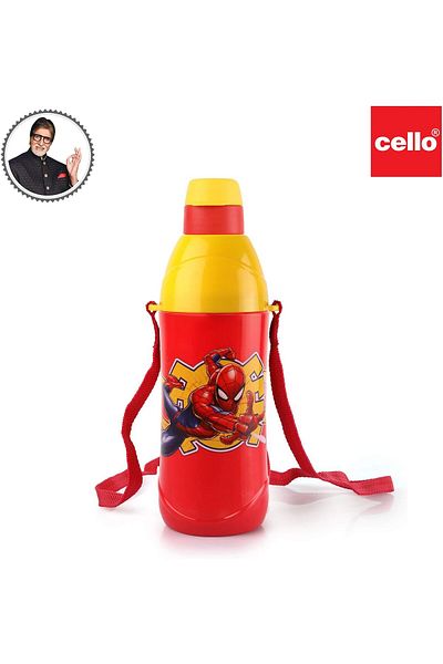 Generic Cello Puro Steel-X Kids Zee 600 | Water Bottle with Inner Steel and Outer Plastic | Insulated Water