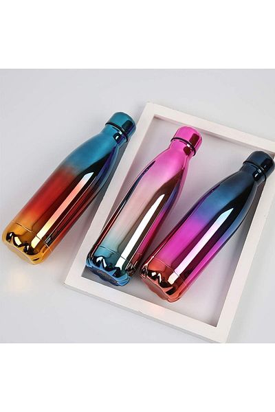 Generic ALCOACH 17oz Insulated Water Bottle Vacuum Stainless Steel Water Bottles, Leak Proof Metal Sports W