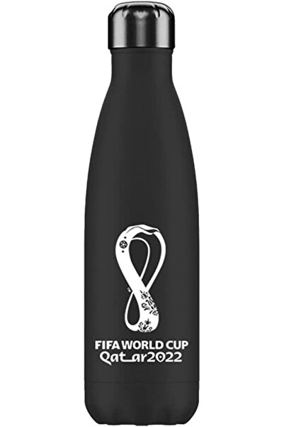 FIFA World Cup Qatar 2022 Stainless Steel Double Wall 500 ml - Black, by