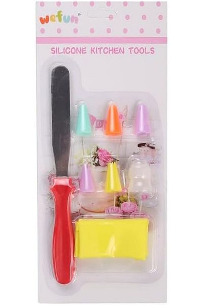 Generic Goldedge 8 Pc Set Baking Tool Cake Decoration DIY Kit