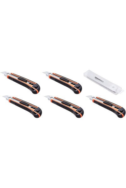 Amazon basics Retractable Utility Knife 5-Pack