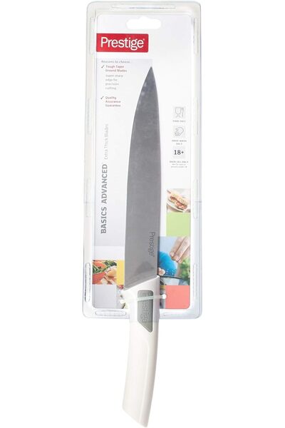 Prestige Advanced Basic Carving Knife, 20cm, Plastic, White, Model Pr46106,