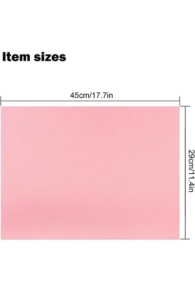 Generic ALMEKAQUZ 8 Pcs Washable Refrigerator Liners Set, Cuttable Liners, Non-Slip Liners, Waterproof Shel