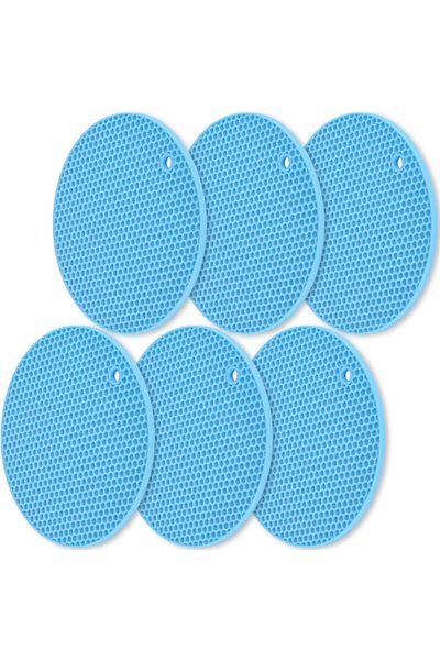 Generic SupWolf 6 Packs Multipurpose Non Slip Heat Resistant Pot Holder，Heat Resistant Pot Holders, Multipu