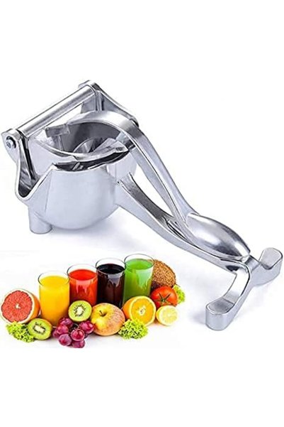 Generic Qilian Aluminium Fruit Press Manual Juicer (pack of 1) (Silver)