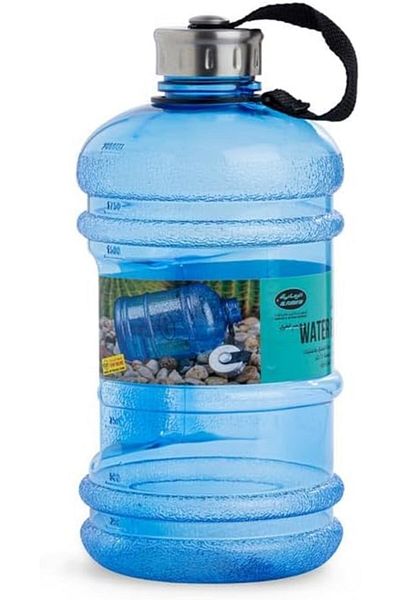 Generic Al Rimaya Water Bottle. 2.2 Liter Capacity, Blue