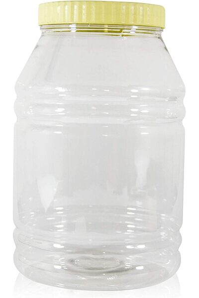 SunPet Alsaqer Round SpiceJar/Pet Jar/Plastic Food Storage Jar 5000 ml Capacity