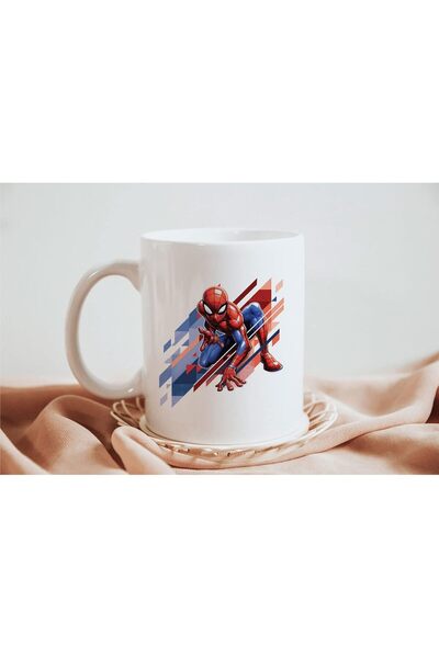 Giftmate كوب شاي وقهوة سيراميك بتصميم سبايدر مان (320 مل)