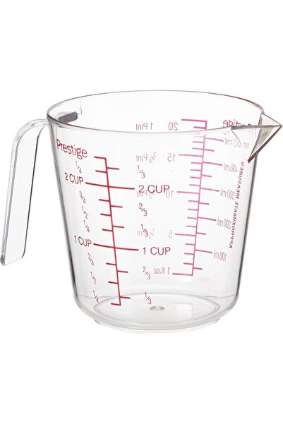 Prestige Plastic 500 ML Measuring Jug|Dishwasher Safe|Durable- Clear