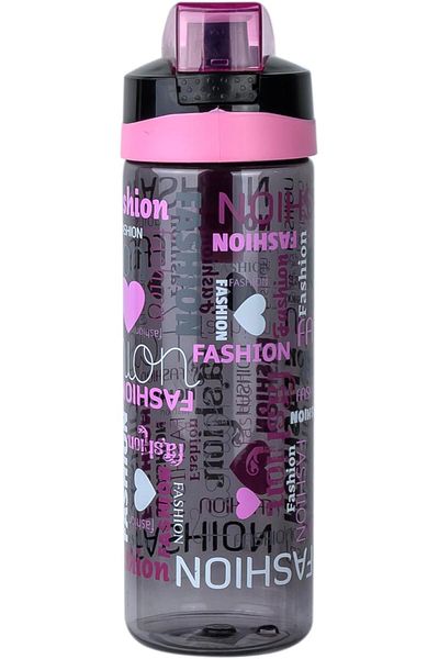 Generic Solmazer Herevin 750ml Poly-Carbonate Sports Bottle Food-Grade Water Bottle - Fashion Text Design