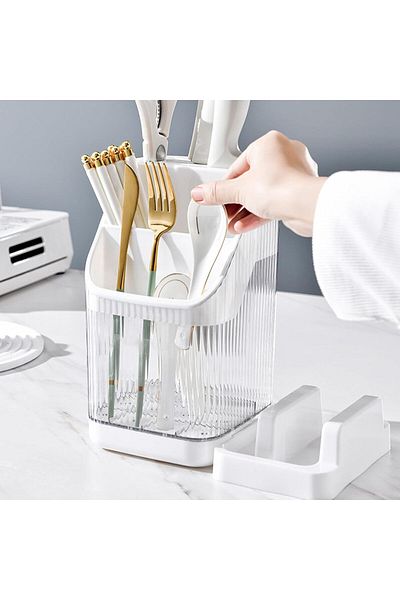 Generic Tazweeq Multifunctional Kitchen Storage Rack, Kitchen Countertop Storage Rack for Cutting Board, Po