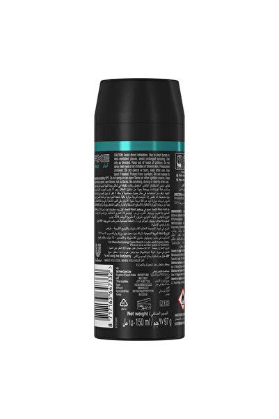 Axe Apollo 48H Fresh Deodorant Body Spray for Men – 150ml Long-Lasting Fragrance