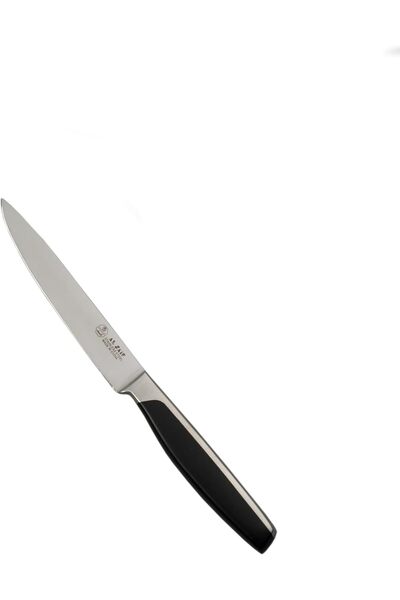Generic Multipurpose stainless steel knife from Al Saif, 13 cm, black