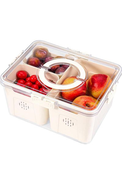 Generic OctStory Refrigerator Organizer Bins, Stackable Refrigerator Organizer Bins, Plastic Storage Contai