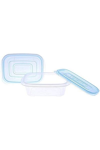 Generic LocknLock EZ Lock Pastel Rectangular Container, Set of 2 Piece - Blue HLE6300W