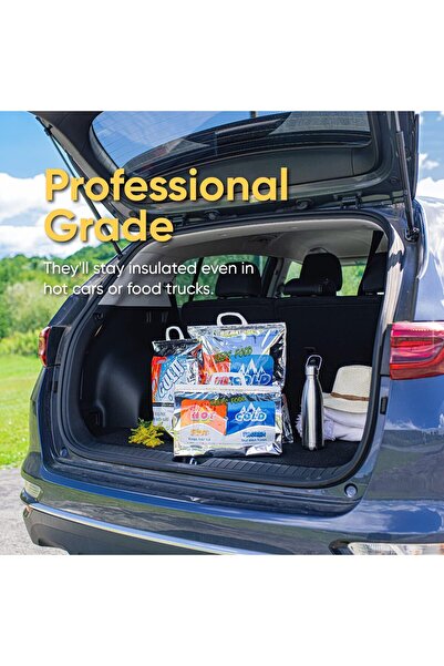 Hexar ® حقيبة ساخنة وباردة، حقيبة معزولة قابلة لإعادة الاستخدام لتخزين الطعام...