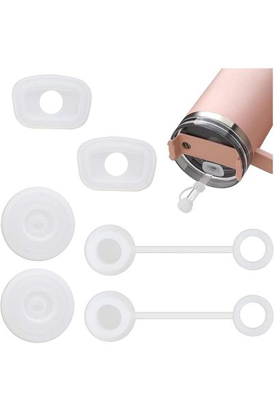 Generic AGREON Spill Proof Stopper, Silicone Straw Cover, Water Bottle Spill Stopper, Compatible for Stanle