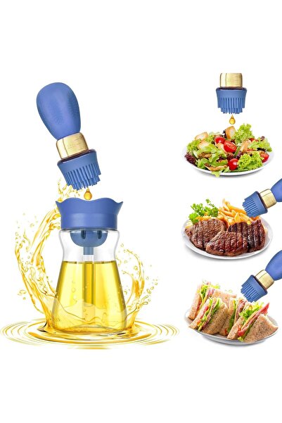 Arabest 2-in-1 Oil Dispenser Bottle with Silicone Basting Brush and Dropper,H...