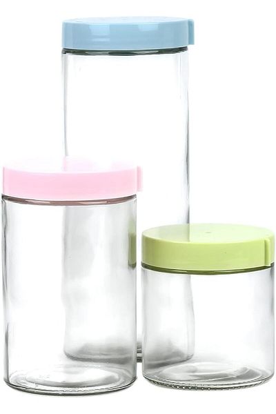 Generic Cuisine Art Heta Canister Set, 3 Pieces (400, 580, 1000ml)