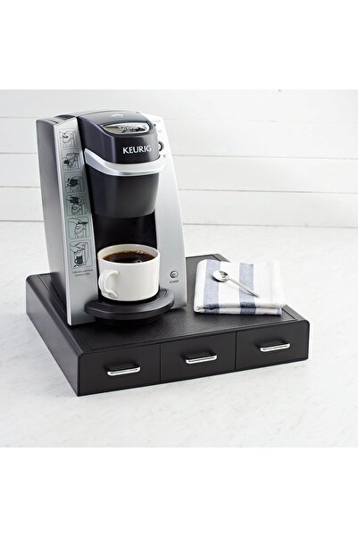 Amazon basics K-Cup Capsule Storage Drawer, 36-Capsule Capacity, Black