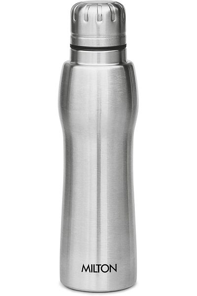 Generic MILTON 635ml Stainless Steel Water Bottle, Single-Walled, BPA-Free, Leak-Proof, Rust-Free, Easy-Gri