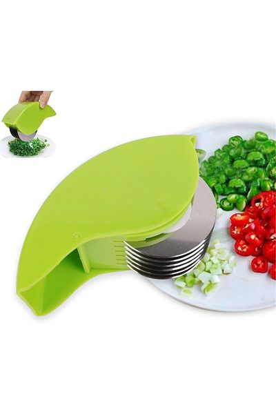 Generic ALMEKAQUZ Roller Vegetable Chopper for Cilantro, Herbs, and More - Manual Multi-Use Creative Kitche