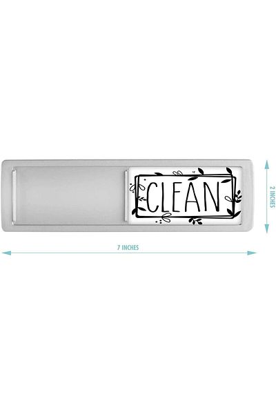Generic ELECDON Clean Dirty Magnet With Sign Indicator, Trendy Universal Kitchen Dish Washer Refrigerator M