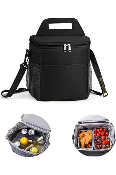 Arabest Insulated Lunch Bag,9L Reusable Lunch Box,Leakproof High Capacity,Fol...
