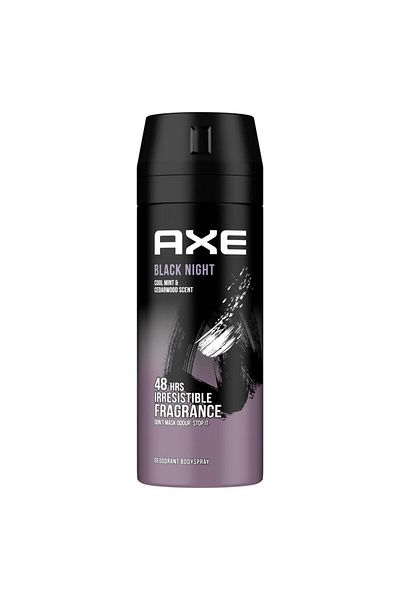 Axe Black Night 48H Fresh Deodorant Body Spray For Men 150 ml