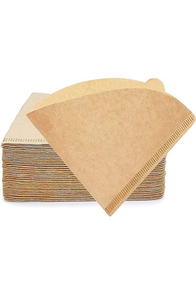 Generic Khazna Coffee Filter 100 pcs, Coffee Filter Paper Unbleached Disposable Coffee Filters Paper for Po