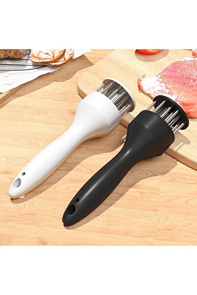 Generic Meat Tenderizer Needles Set (2 pcs) Stainless Steel Steak Tenderizer for Chicken, Beef, Fish (21 Bla