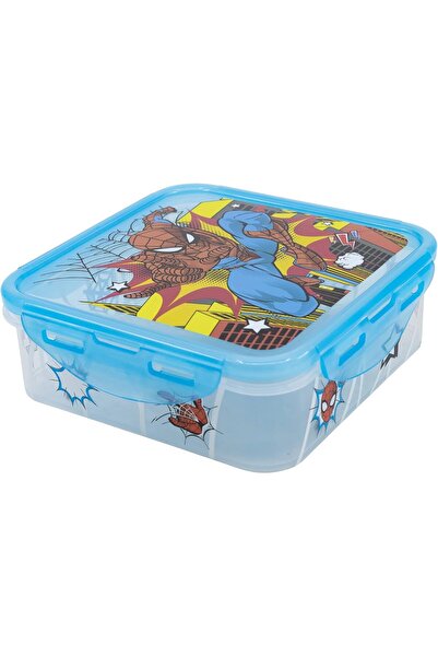 Stor Hermetic Square Food Storage Box 74764 - Spiderman Print, 750 ml