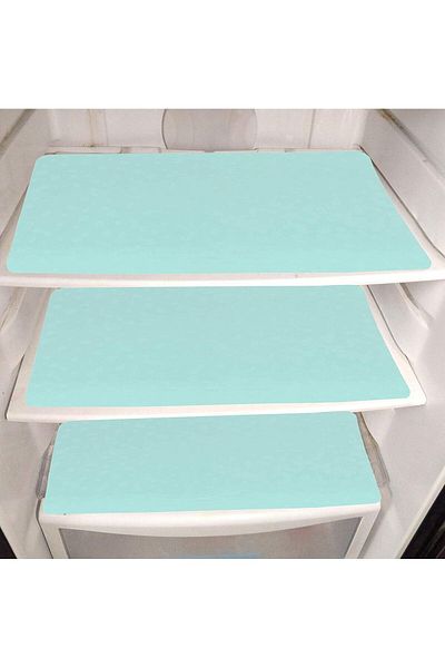Generic Kuber Industries Refrigerator Mat|Multipurpose Mats|Drawer, Cabinet Mats|Water Proof Anti-Slip Mat|