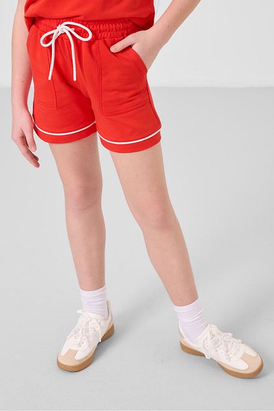 TOMMY LIFE Fiesta Cotton Soft Texture Standard Fit Basic Girl Shorts Set - 75183