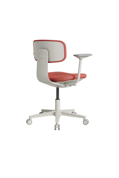 Adore Mobilya Tesla Comfort Çalışma Koltuğu - Koyu Turuncu Kumaş 61x74-86x60 cm