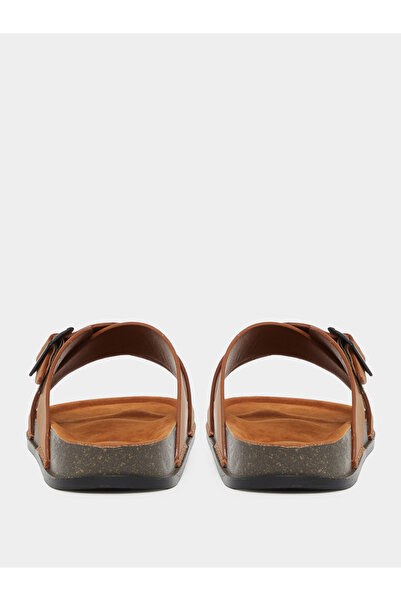 Styli Cross Band Platform Sole Sandals